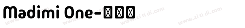 Madimi One字体转换
